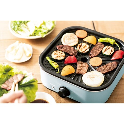 コンパクトグリル鍋 電気鍋 ピーコック