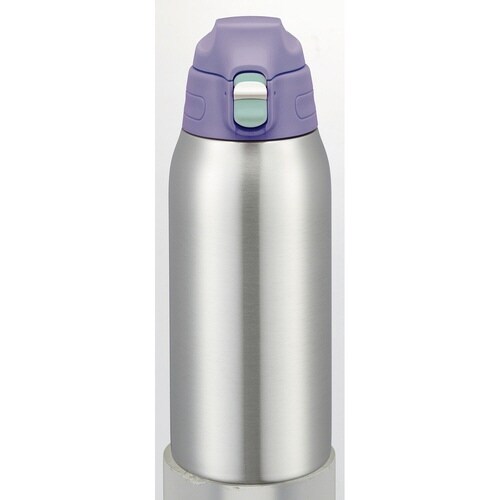 水筒 ポーチ付きワンタッチボトル パープルスター