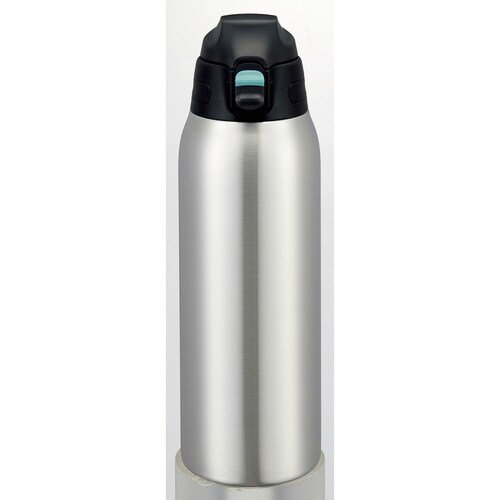 水筒 ポーチ付きワンタッチボトル 1L ブラック