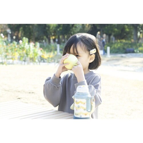 水筒 2WAYコップ&ダイレクトボトル イエロー