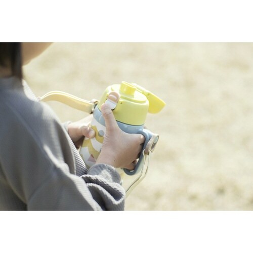 水筒 2WAYコップ&ダイレクトボトル イエロー