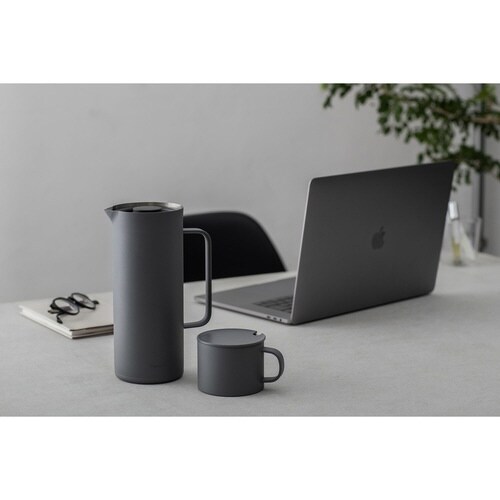 卓上ポット 1L 保温 保冷 グレー