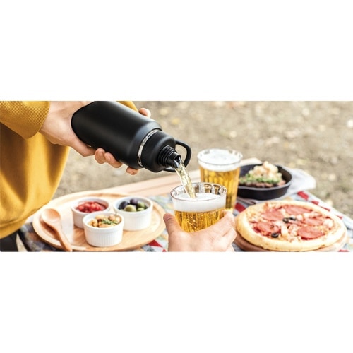 水筒 1.2L スポーツボトル 保冷専用 ブラック