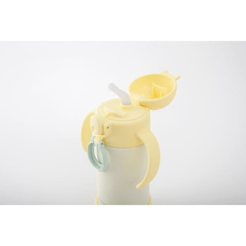 ベビー水筒 食洗機対応 ストローボトル グレー