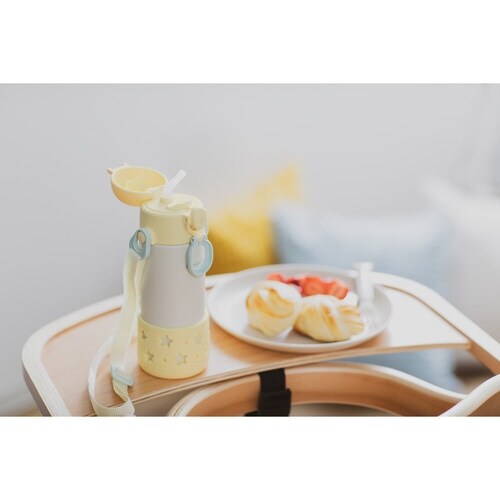 ベビー水筒 食洗機対応 ストローボトル イエロー