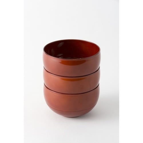 お椀 500ml WAYOWAN まる 汁椀 朱