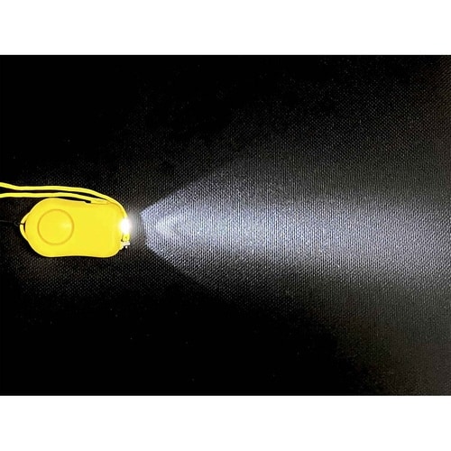 防犯ブザー 雨にも強い LEDライト 95db