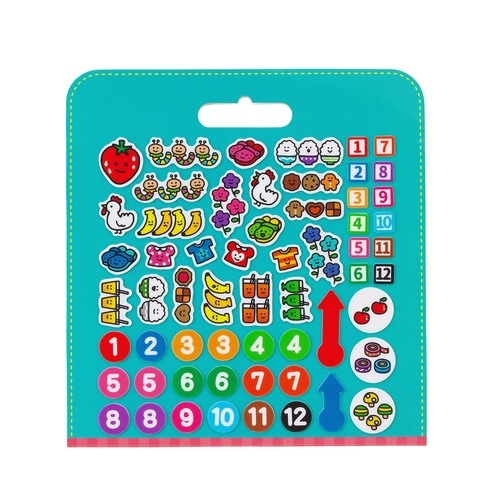 おもちゃ ぺたぺたシールでおけいこ すうじ