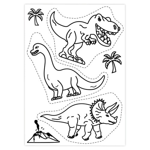 プラバン イラストプラバン 恐竜 昆虫 工作