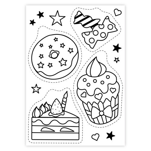 プラバン イラストプラバン ファッション スイーツ