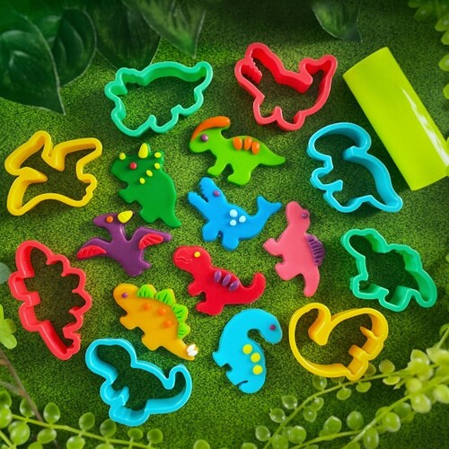 ねんど ねんどぬき型&ローラー きょうりゅう