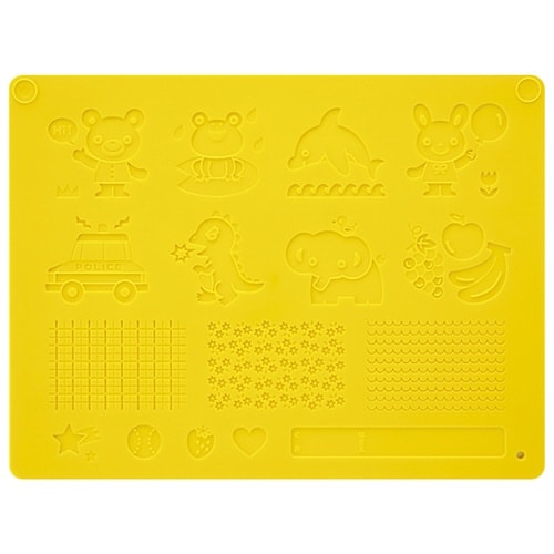 ねんど 型押しねんど板&ヘラセット