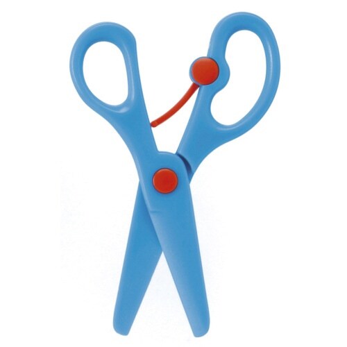 はさみ 子供用 あんぜんはさみ ブルー
