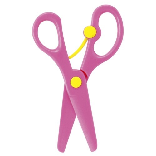 はさみ 子供用 あんぜんはさみ ピンク