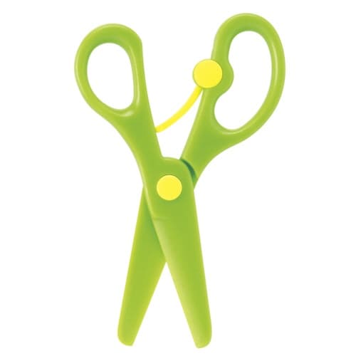 はさみ 子供用 あんぜんはさみ グリーン