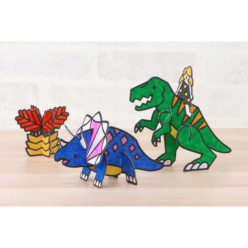 ダンボール おもちゃ 恐竜 きょうりゅう