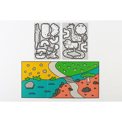 ダンボール おもちゃ 恐竜 どうぶつえん