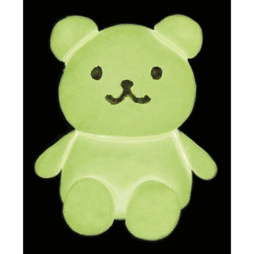 ねんど 蓄光 かみねんど グリーン