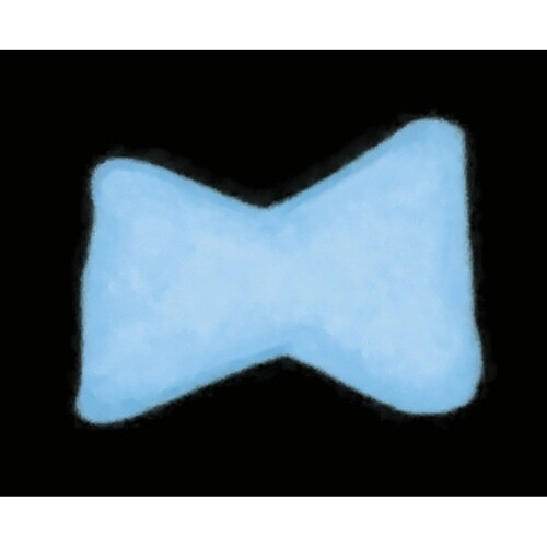 ねんど 蓄光 かみねんど ブルー