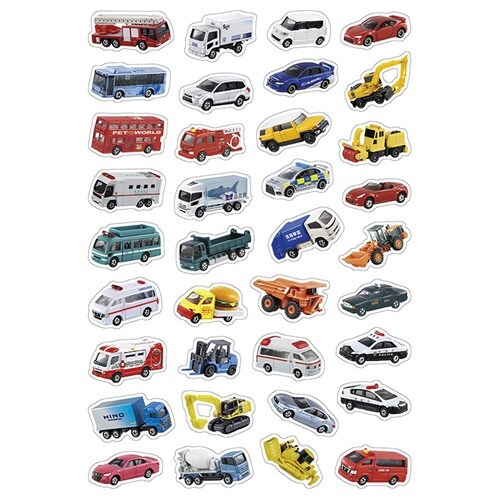 おもちゃ トミカ マグネットでぺったんこ