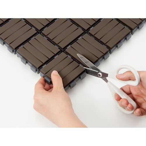 ジョイントマット 30×30cm ダークブラウン