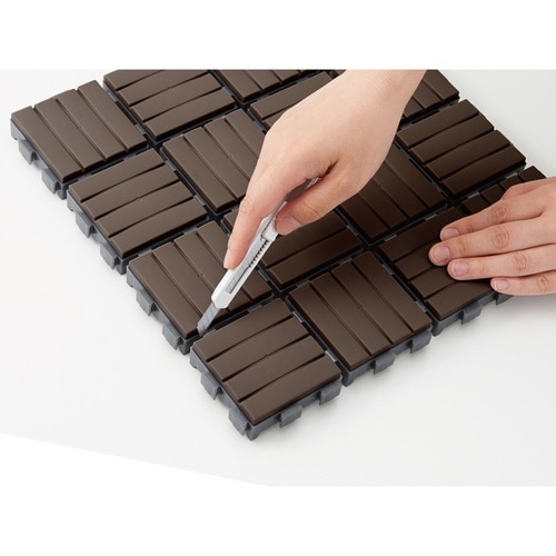 ジョイントマット 30×30cm ダークブラウン