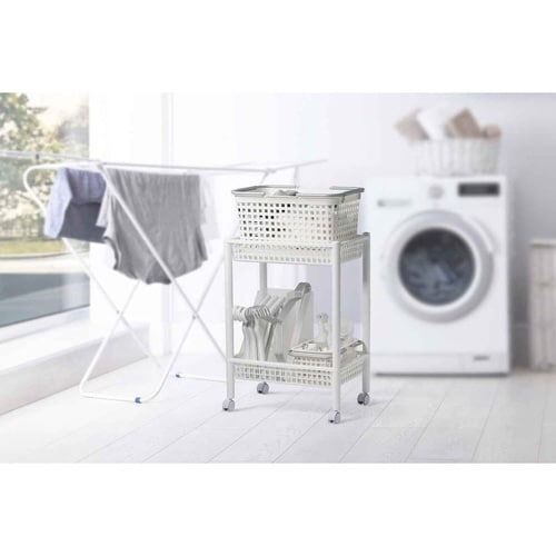 ランドリーバスケット ストレージランドリーワゴン