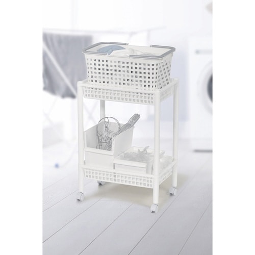 ランドリーバスケット ストレージランドリーワゴン