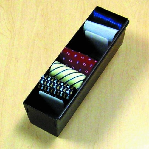 仕切りケース ブラウン