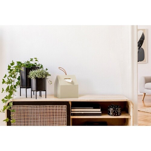 ティッシュホルダー ケース 家 ベージュ