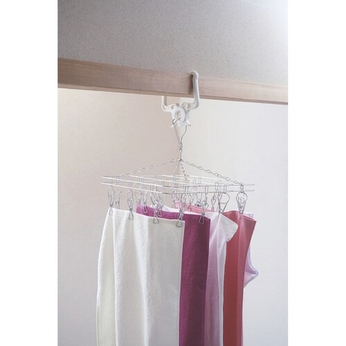 フック 部屋干し はさんでフック 3個組