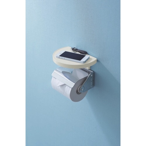 トイレ収納 トイレシェルフ ラウンド