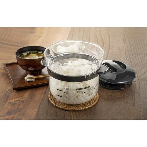ハリオ 電子レンジ用炊飯器 1から2合