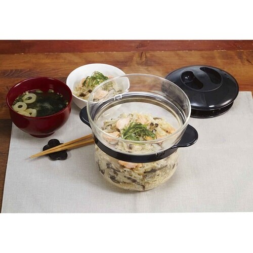 ハリオ 電子レンジ用炊飯器 1から2合