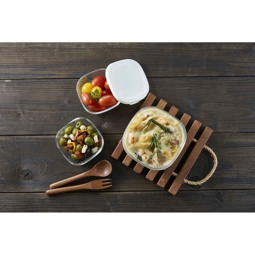 ハリオ 保存容器 250ml 600ml ホワイト