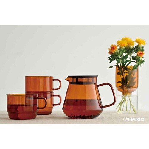 ハリオ マグカップ スタッキング アンバー