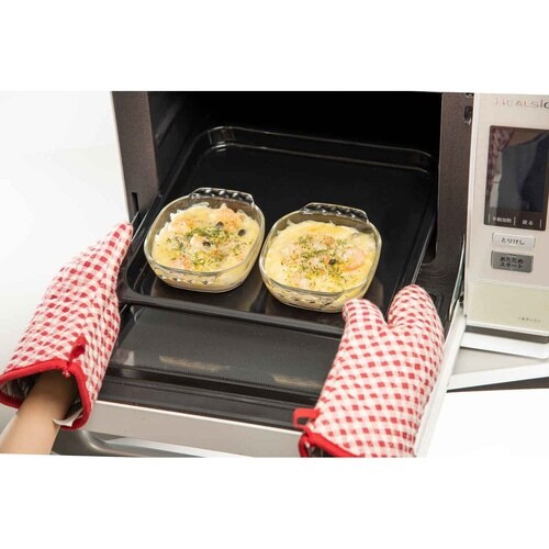 ハリオ トースター皿 耐熱ガラス 3個入り