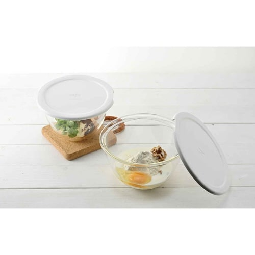 ハリオ 耐熱ガラス製ボウル 2個セット