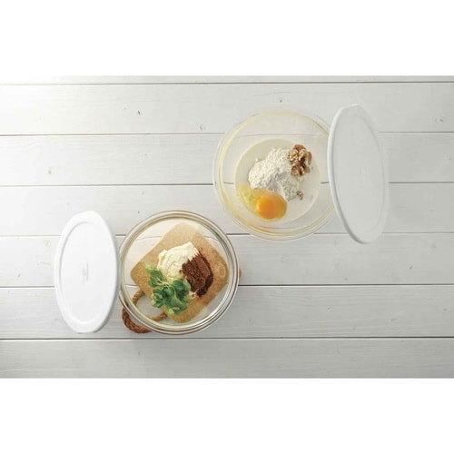 ハリオ 耐熱ガラス製ボウル 2個セット