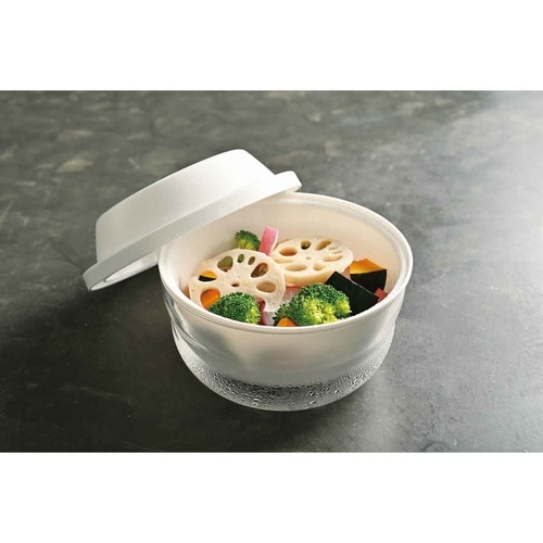 ハリオ 電子レンジ調理器 蒸し器