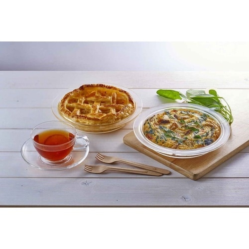 ハリオ パイ皿 20cm 耐熱ガラス