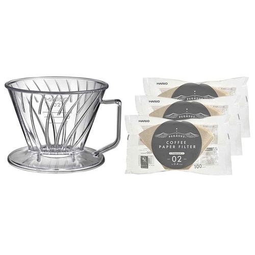 ハリオ ドリッパー コーヒーフィルターセット