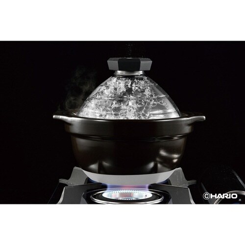 ハリオ フタがガラスのご飯釜 2から3合