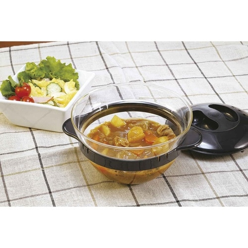 ハリオ 電子レンジ調理鍋 ガラスのレンジおかず鍋