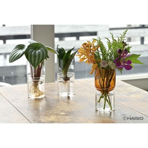 ハリオ 花瓶 ガラスのある生活 クリア