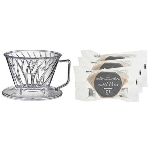 ハリオ ドリッパー コーヒーフィルターセット