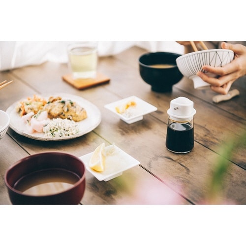 醤油さし 80ml ワンプッシュ ペールグレー