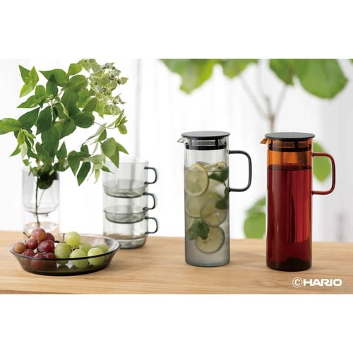 ハリオ ピッチャー 冷水筒 800ml アンバー