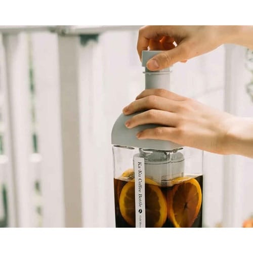 ハリオ カークコーヒーボトル 1L ペールグレー