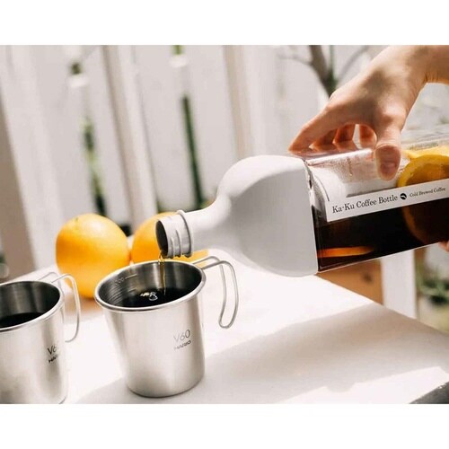 ハリオ カークコーヒーボトル 1L ペールグレー